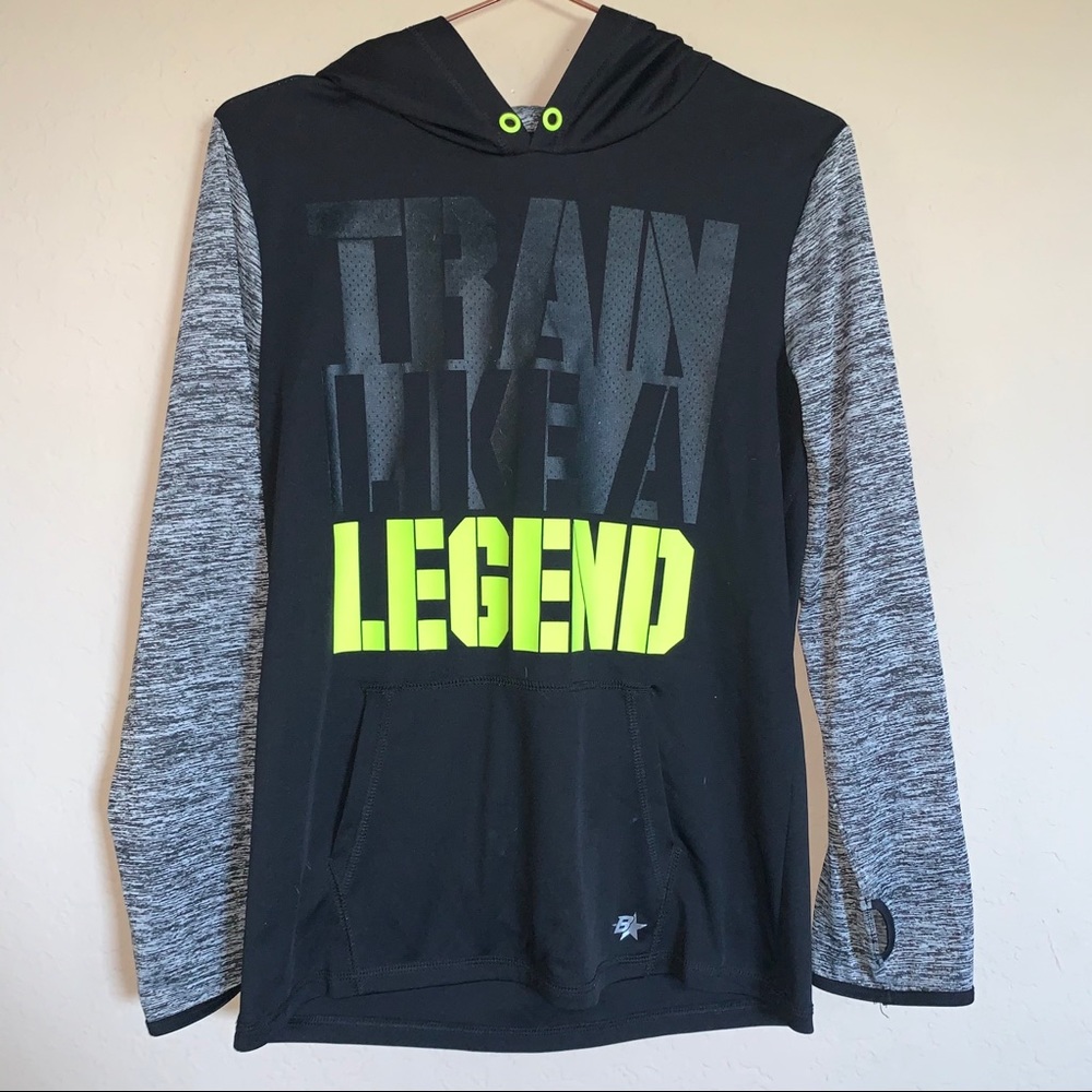 Brothers black and gray hoodie size boy’s size XL